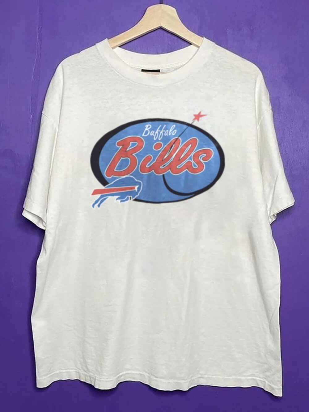 Vintage Buffalo Bills Football Logo Shirt, Retro 90s NFL Buffalo Bills Shirt Tee